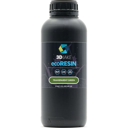 3DJAKE ecoResin Transparent Grün - 500 g