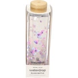Waterdrop Glastrinkflasche