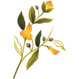 Tattly Temporäre Tattoos "Yellow Floral" - Pair