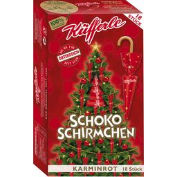 Küfferle Schokoschirmchen KARMINROT - 18 Stück