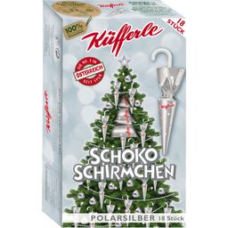 Küfferle Schirmchen Polarsilber - 18 Stück