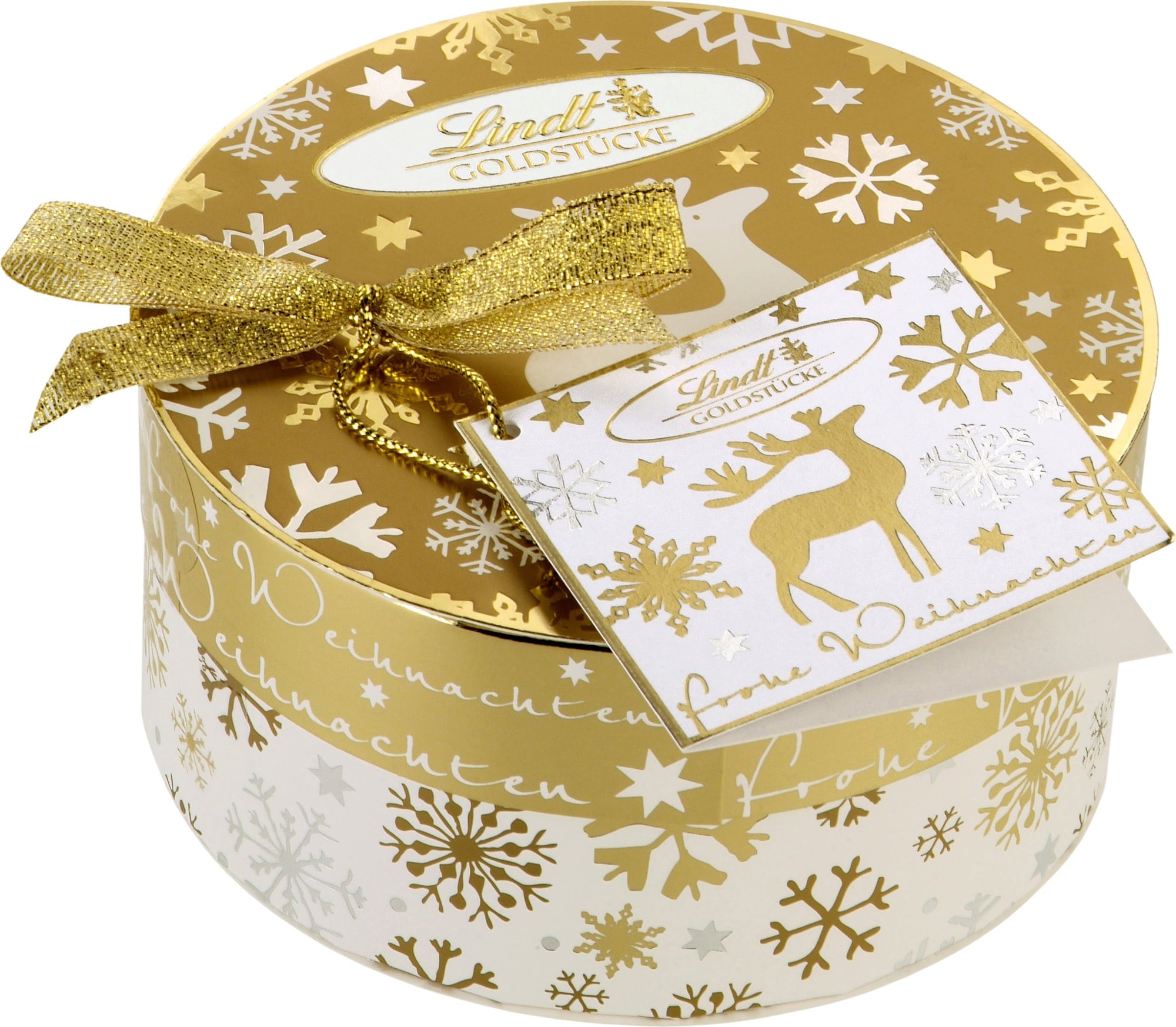 Lindt Goldstücke Rundschachtel - 140 g