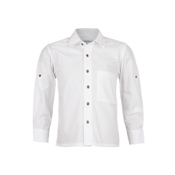 Isar-Trachten Kinder-Trachtenhemd weiß