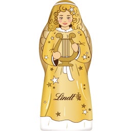 Lindt Christkind Hohlfigur - Gold mit Harfe