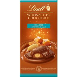 Weihnachts-Chocolade Tafel Mandel & Salted Caramel - 100 g