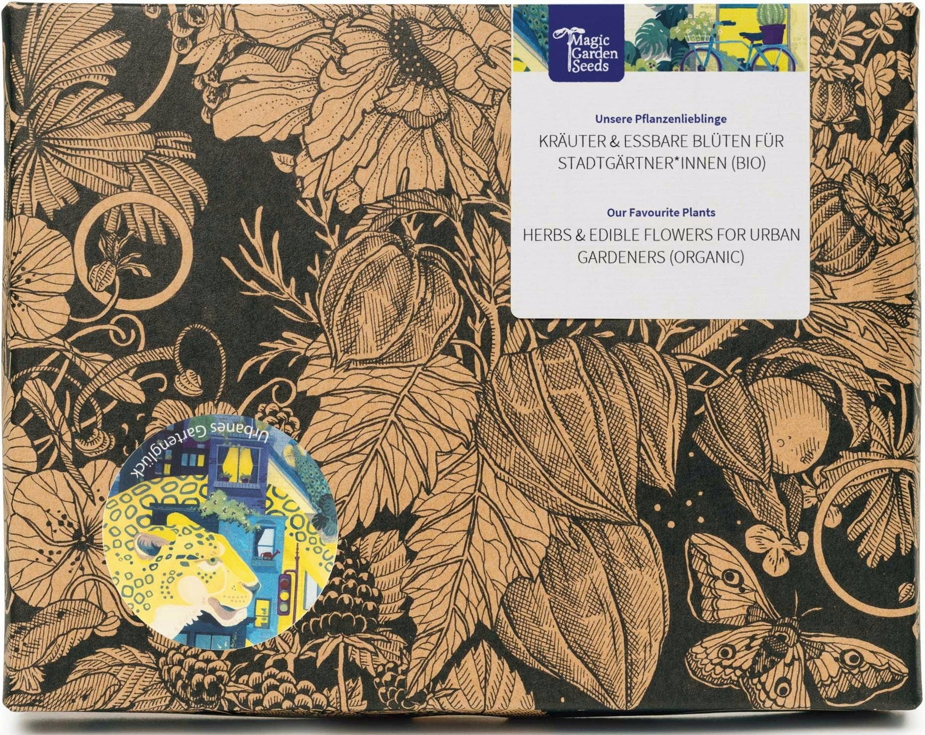 Magic Garden Seeds Bio Kräuter & essbare Blüten - Samenset