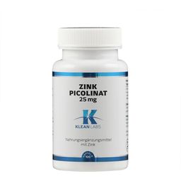 KLEAN LABS Zink Picolinat 25 mg - 100 Kapseln