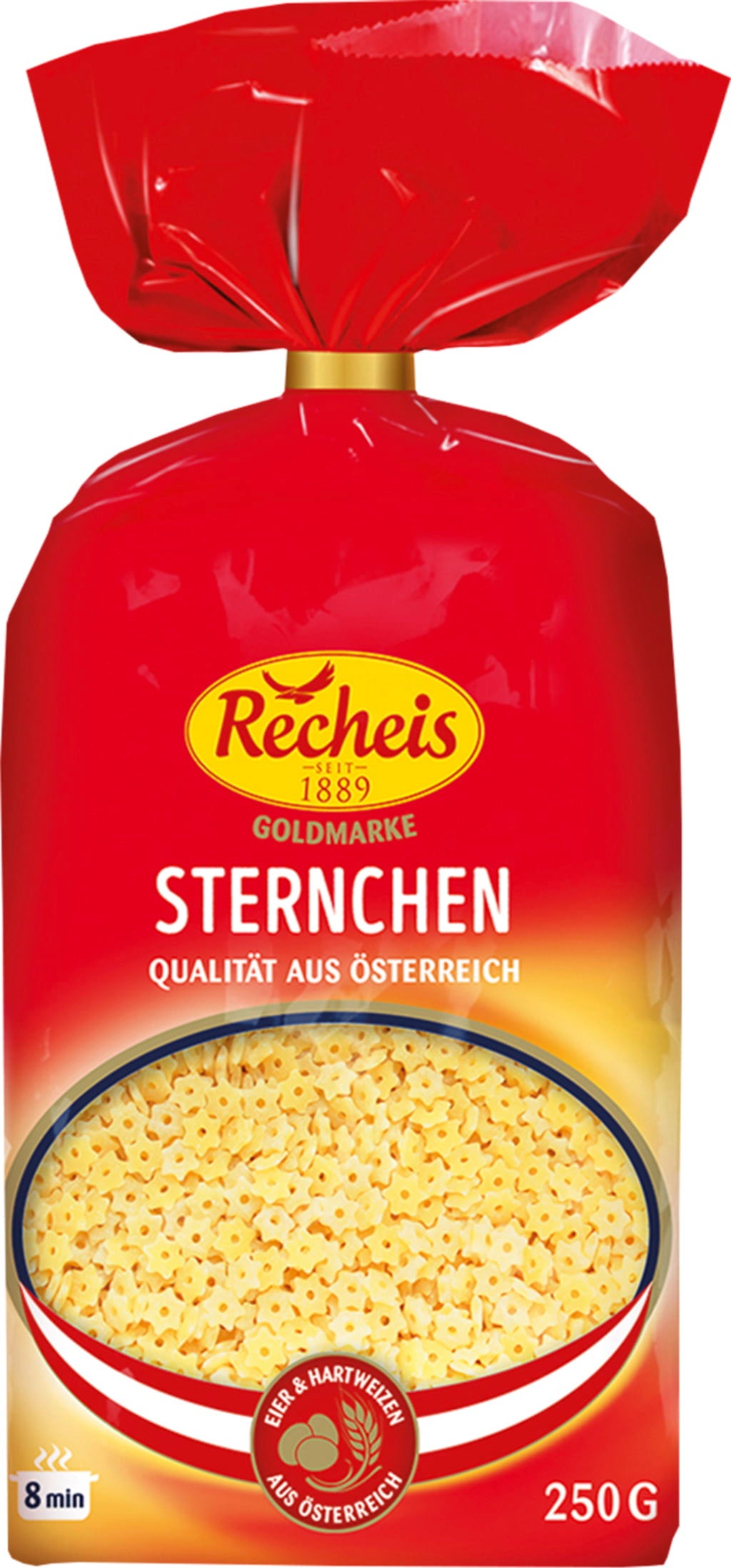 Recheis Einlagen Goldmarke Sternchen - 250 g