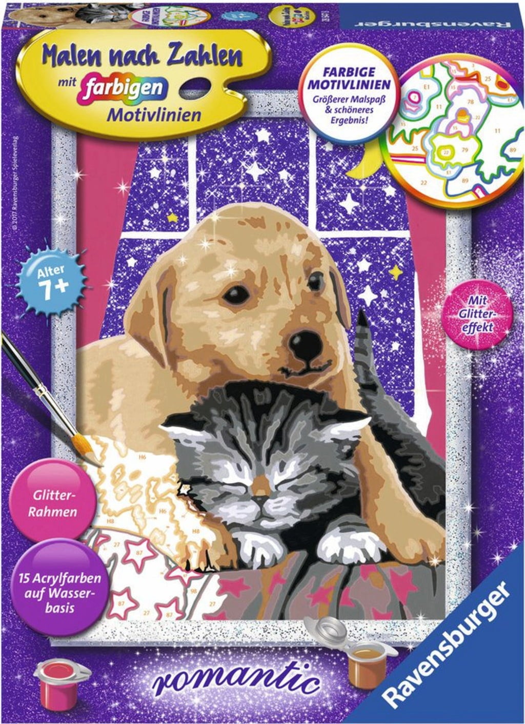 Ravensburger Malen nach Zahlen - Flauschige Freunde