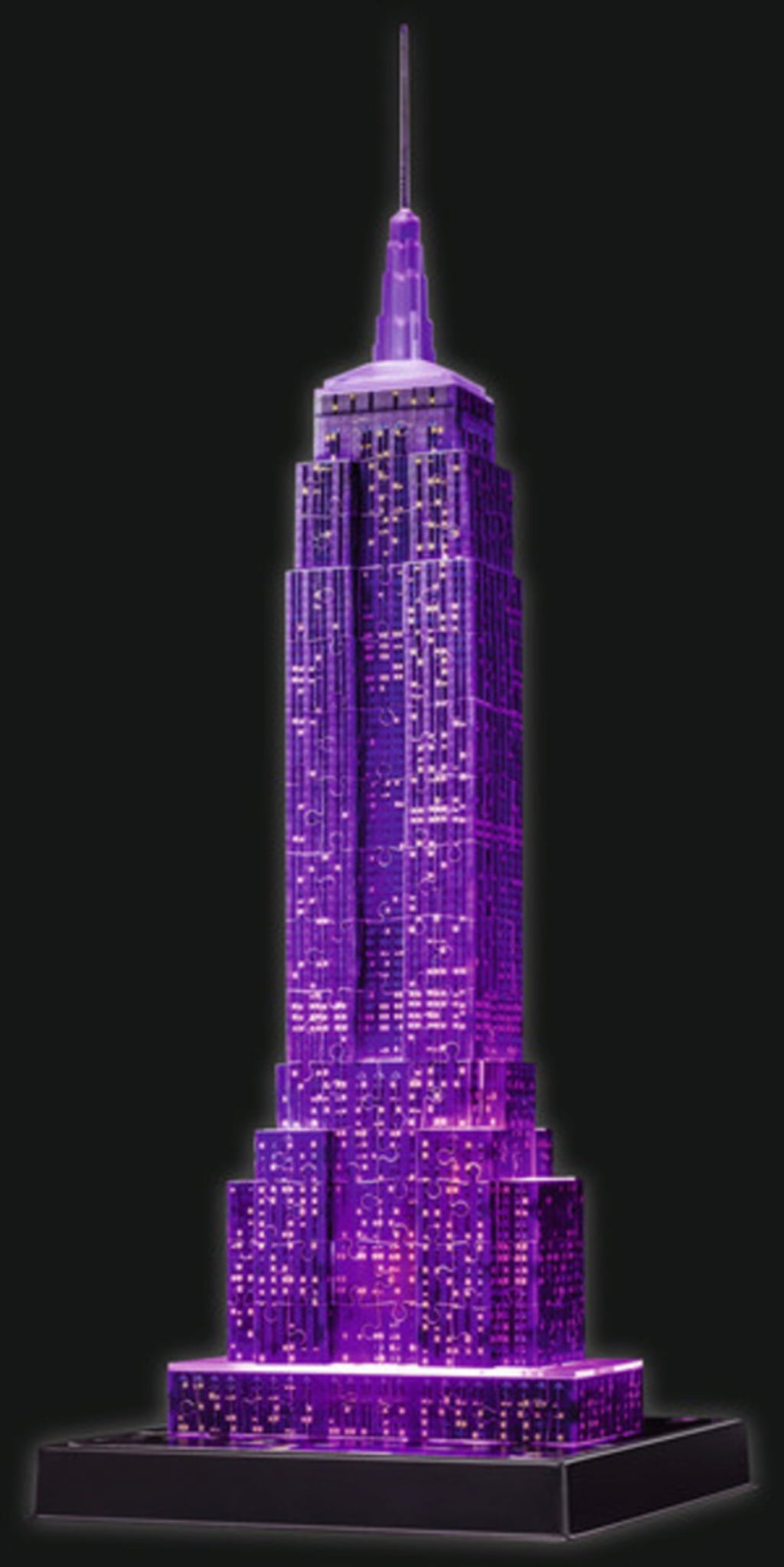 Puzzle - 3D Vision Puzzle - Empire State Building bei Nacht, 216 Teile - 1 Stk