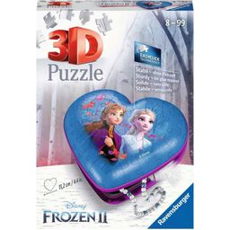 Puzzle - 3D Puzzle-Organizer - Herzschatulle - Frozen 2, 54 Teile