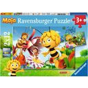 Puzzle - Biene Maja auf der Blumenwiese, 2x12 Teile - 1 Stk