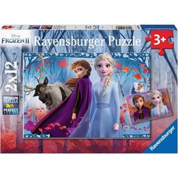Puzzle - Frozen, Reise ins Ungewisse, 2x12 Teile - 1 Stk