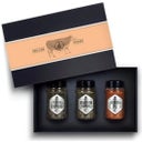 Geschenkset schwarz „Steaks grillen“ 3 Streuer - 1 Set