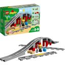 DUPLO - 10872 Eisenbahnbrücke und Schienen - 1 Stk