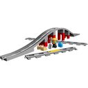 DUPLO - 10872 Eisenbahnbrücke und Schienen - 1 Stk