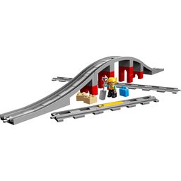 DUPLO - 10872 Eisenbahnbrücke und Schienen - 1 Stk