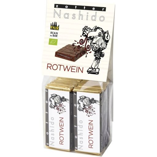Zotter Schokolade Bio Nashido Rotwein - 85 g