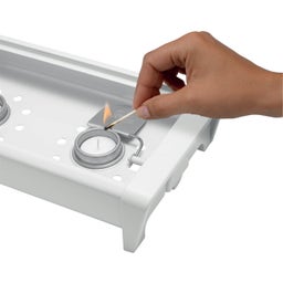 Brabantia Tee- und Speisenwärmer 2-flammig - White