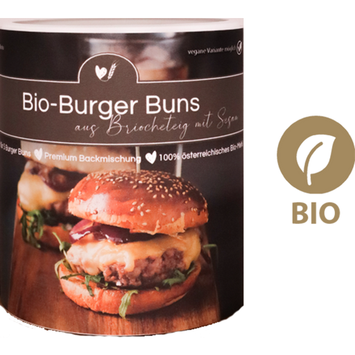 Bio Burger Buns aus Briocheteig mit Sesam - 339 g