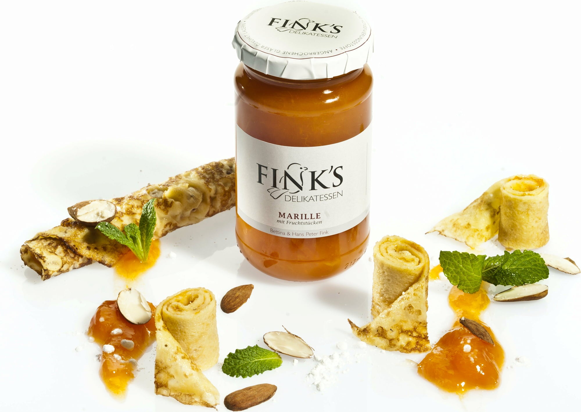 Fink's Delikatessen Marille mit Fruchtstücken - 212ml