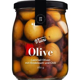 OLIVE - Cocktail Oliven mit Knoblauch & Chili - 260 g