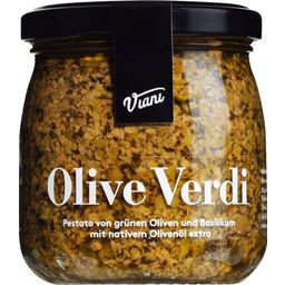 OLIVE VERDI - Pestato di olive verdi e basilico - 170 g