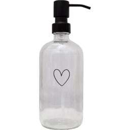 Eulenschnitt Seifenspender Herz transparent - 500 ml