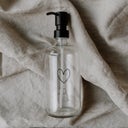 Eulenschnitt Seifenspender Herz transparent - 500 ml