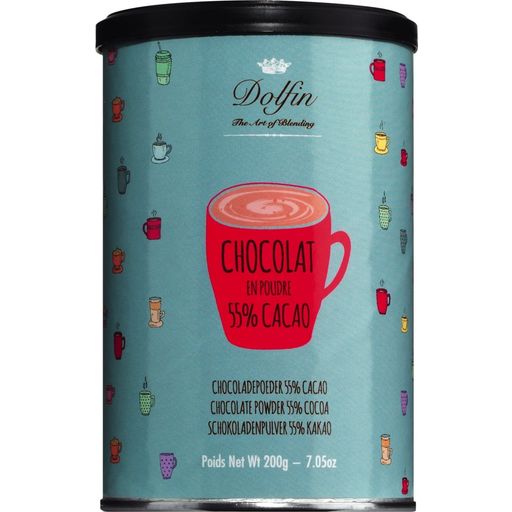 Dolfin Trinkschokoladenpulver mit 55% Kakao - 200 g