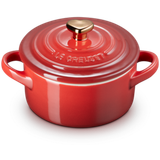 Le Creuset Mini-Cocotte mit Herzknopf