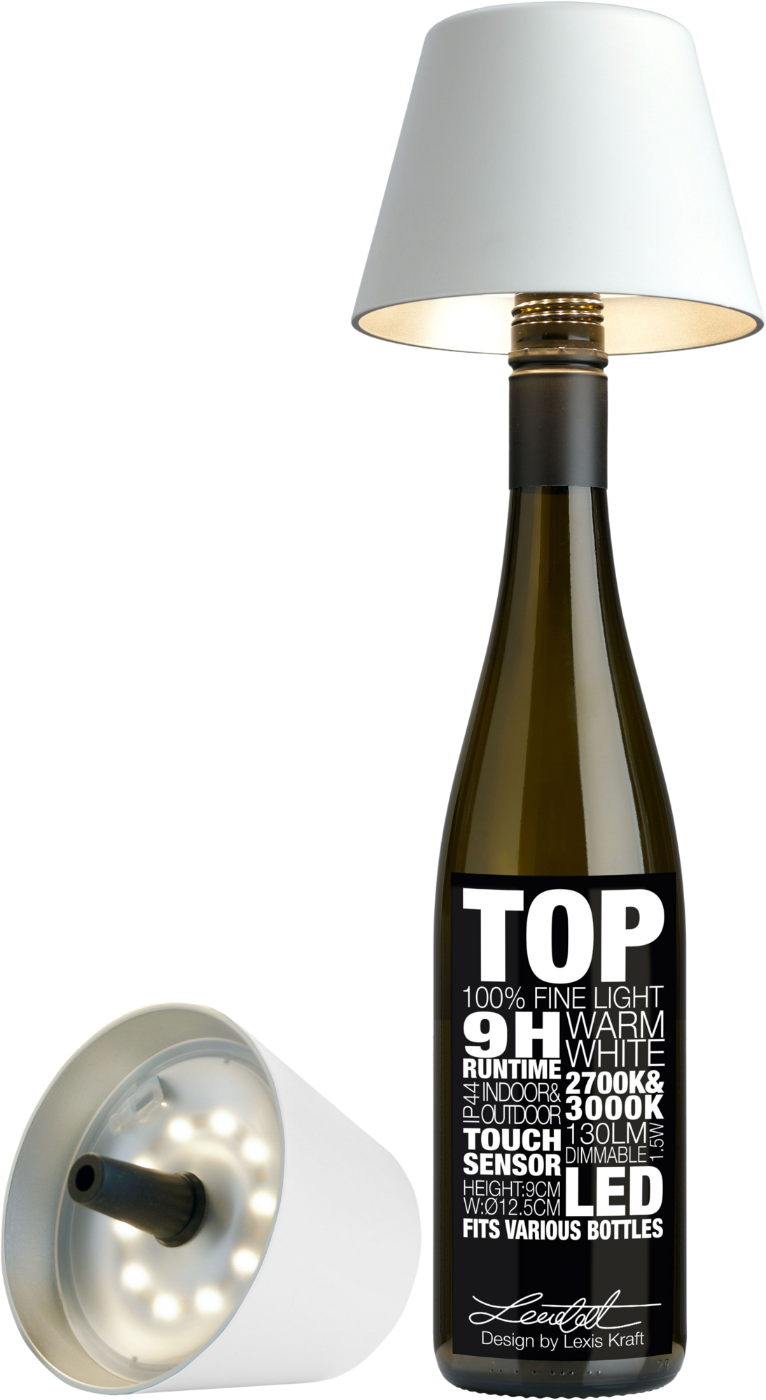 TOP Outdoorleuchte, Weiß