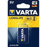LONGLIFE Alkalinebatterie E-Block 9V - 1 St&uuml;ck