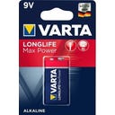 VARTA LONGLIFE Max Power 9V Block - 1 Stück - 1 Stk