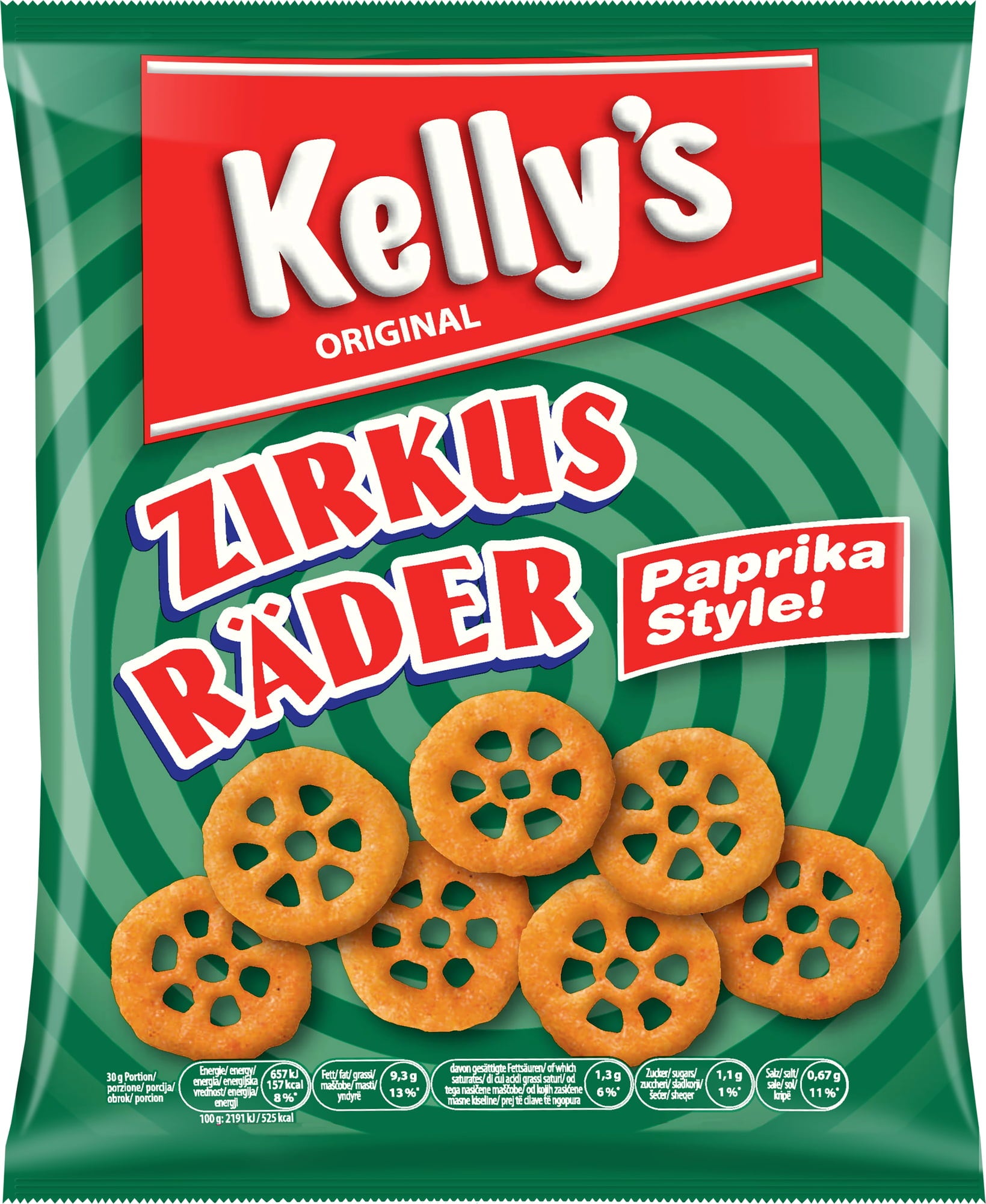 Kelly´s Zirkus Räder Paprikan Style! - 80 g