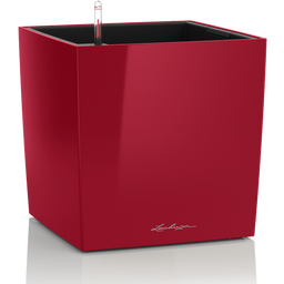 Lechuza Pflanzgefäß CUBE Premium 30 - Scarlet Rot Hochglanz