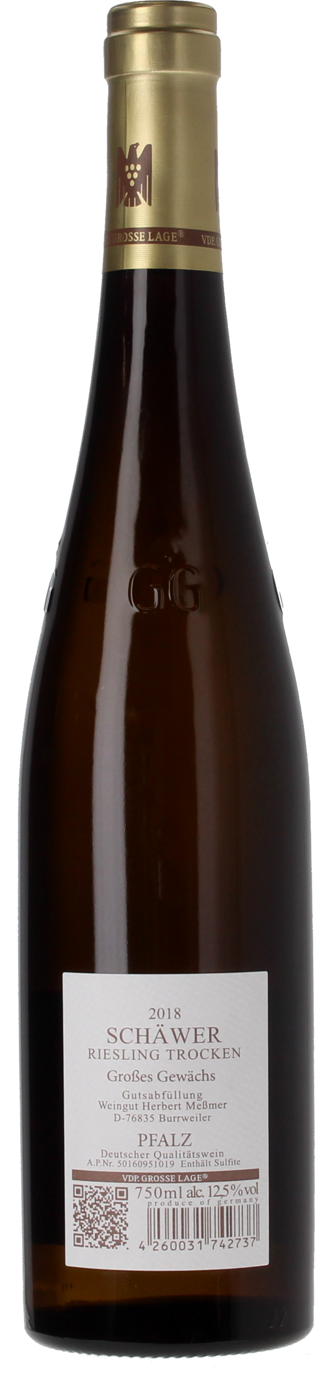 Weingut Meßmer Riesling Schäwer GG VDP. Große Lage 2021 - 0,75 l
