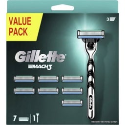 Gillette Rasierer Mach3 + 8 Systemklingen - 1 Stk