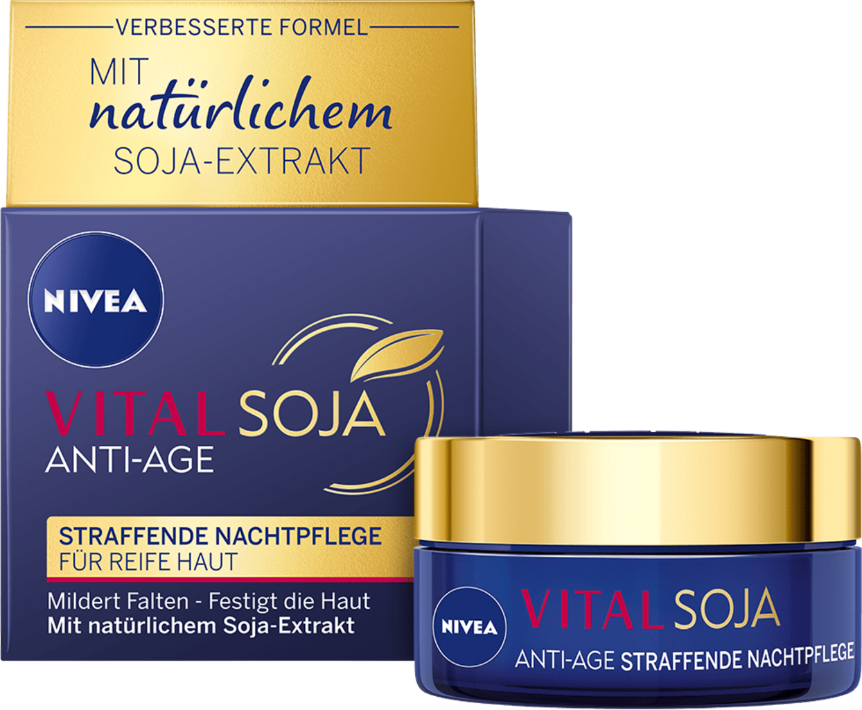 VITAL SOJA Anti-Age Straffende Nachtpflege - 50 ml