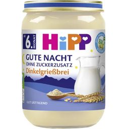 Bio Babygläschen Gute Nacht Dinkelgrießbrei - 190 g