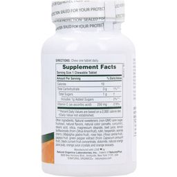 NaturesPlus® Orange Juice 250 mg Vitamin C - 90 Kautabletten