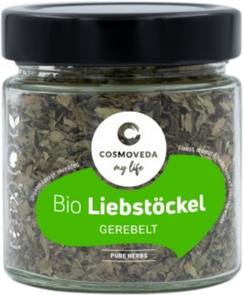 Liebstöckel gerebelt BIO, 20 g