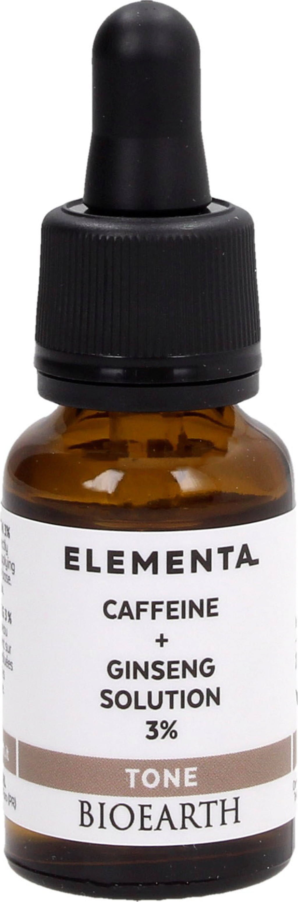 Bioearth ELEMENTA TONE Koffein Ginseng Lösung 3% - 15 ml