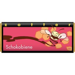 Zotter Schokolade Bio SchokoBiene mit Honigblättchen - 70 g