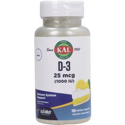 KAL Vitamin D3 1000 IU ''ActivMelt
