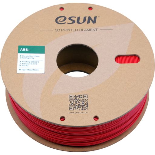eSUN ABS+ Red - 1,75 mm / 1000 g