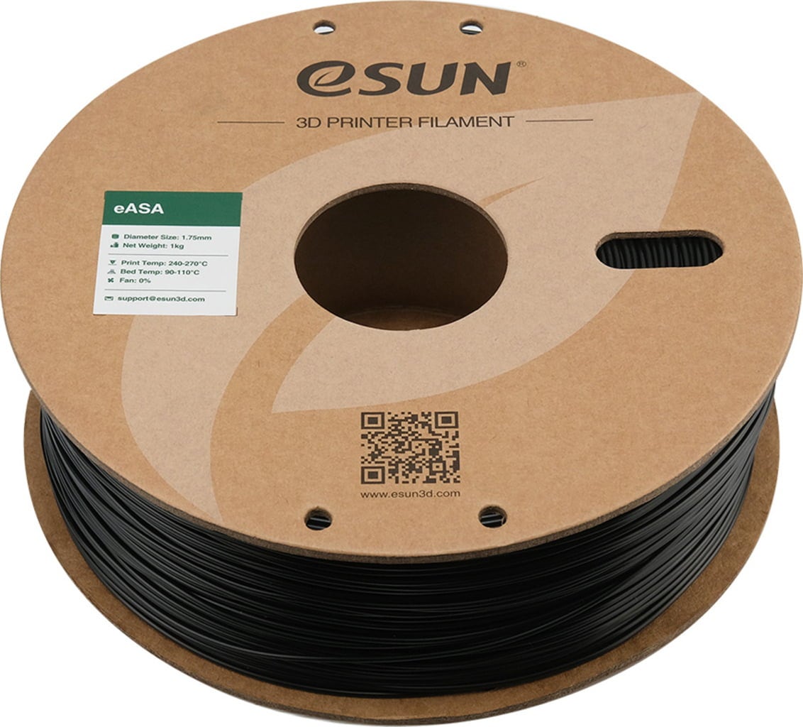 eSUN ASA Schwarz - 1,75 mm / 1000 g