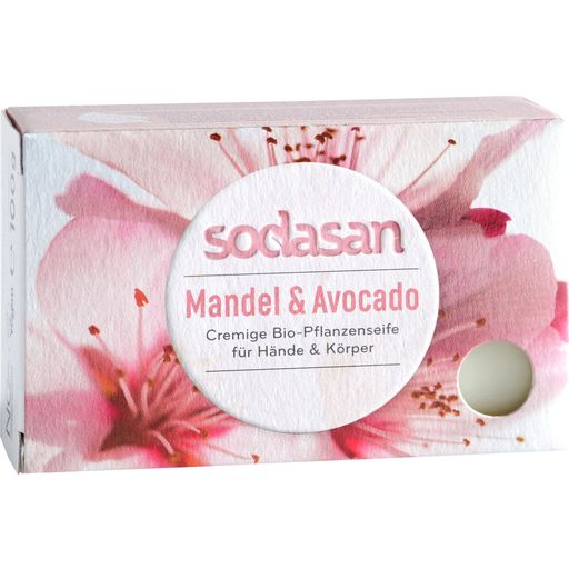 sodasan Bio-Pflanzenseife Mandel & Avocado - 100 g