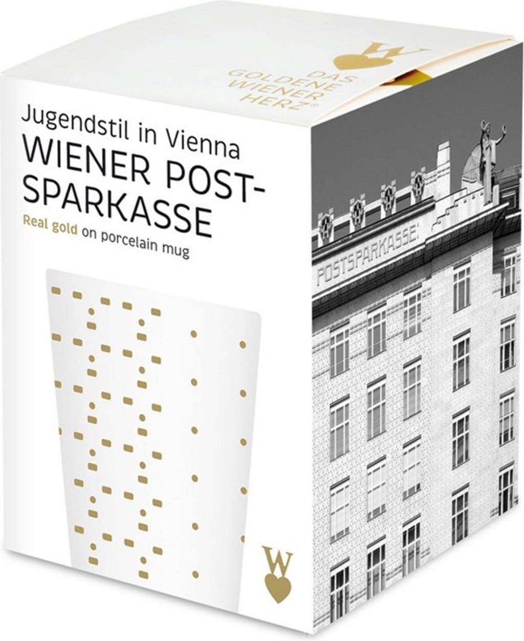 Das Goldene Wiener Herz® Porzellanbecher Wiener Sparkasse - 1 Stk