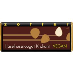 Zotter Schokolade Bio Haselnussnougat Krokant - 70 g